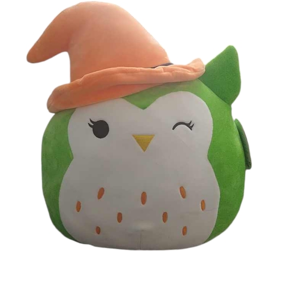NWT 12" Squishmellow Alder Halloween Witch Owl Plush Walgreens Exclusive - Picture 5 of 5